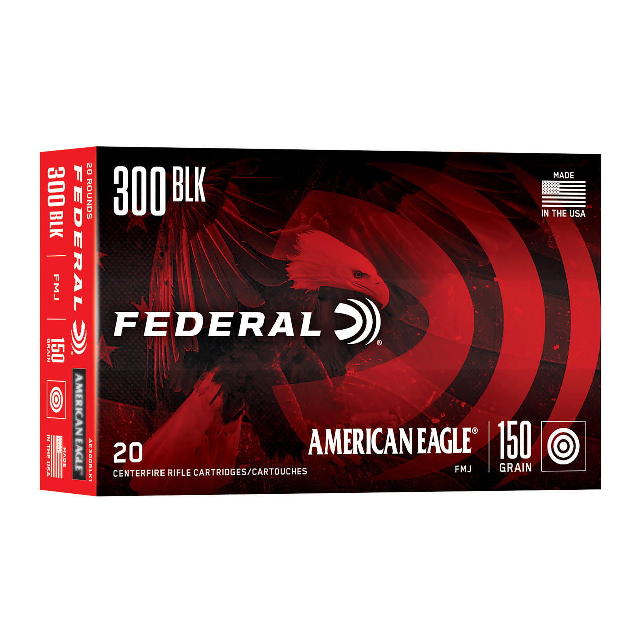 Image of Fed Am Eagle 300blk 150gr Fmj 20/500