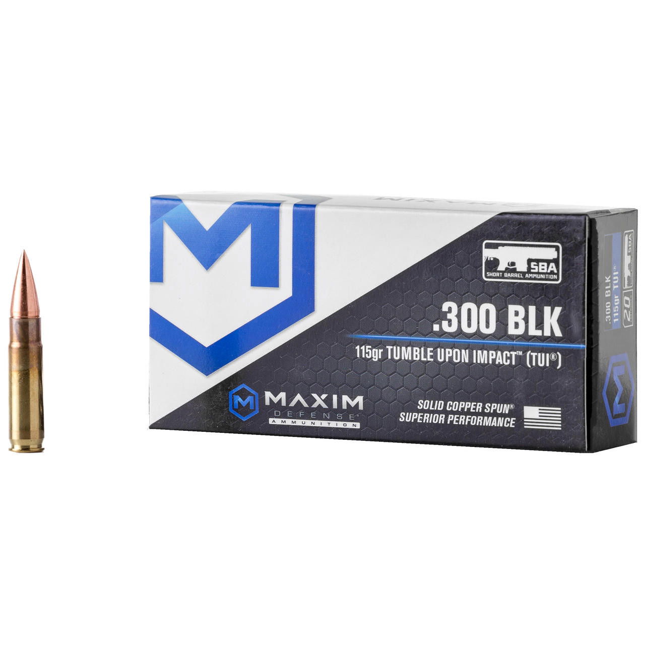 Image of Maxim 300blk 115gr Tui Sba 20/500