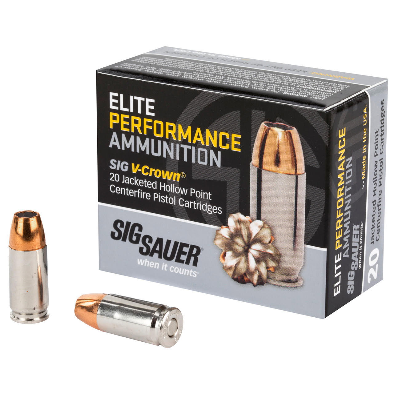 Image of Sig Ammo 9mm 124gr Jhp 20/200