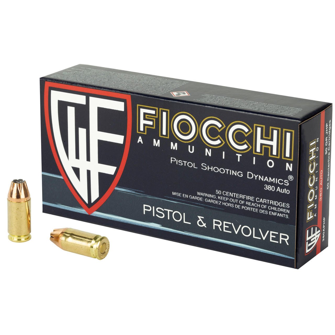 Image of Fiocchi 380acp 90gr Jhp 50/1000