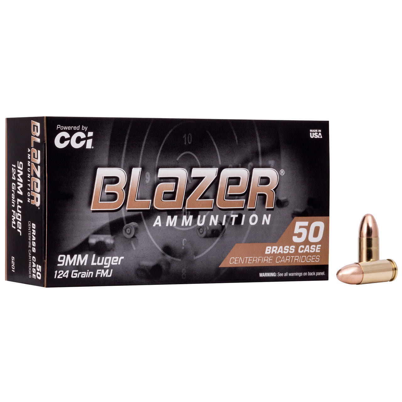 Image of Blazer Brass 9mm 124 Fmj 50/1000