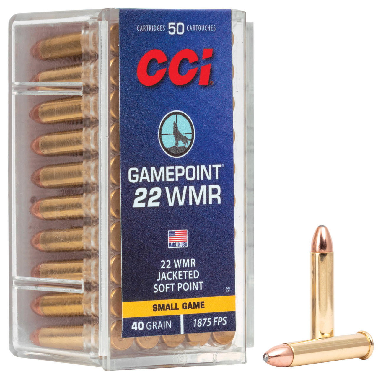 Image of Cci 22wmr 40gr Gamepoint 50/2000