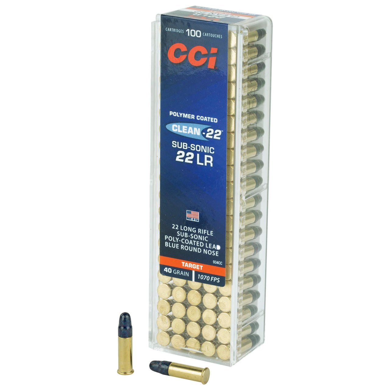 Image of Cci 22lr Sub 40gr Lrn Blue 100/5000