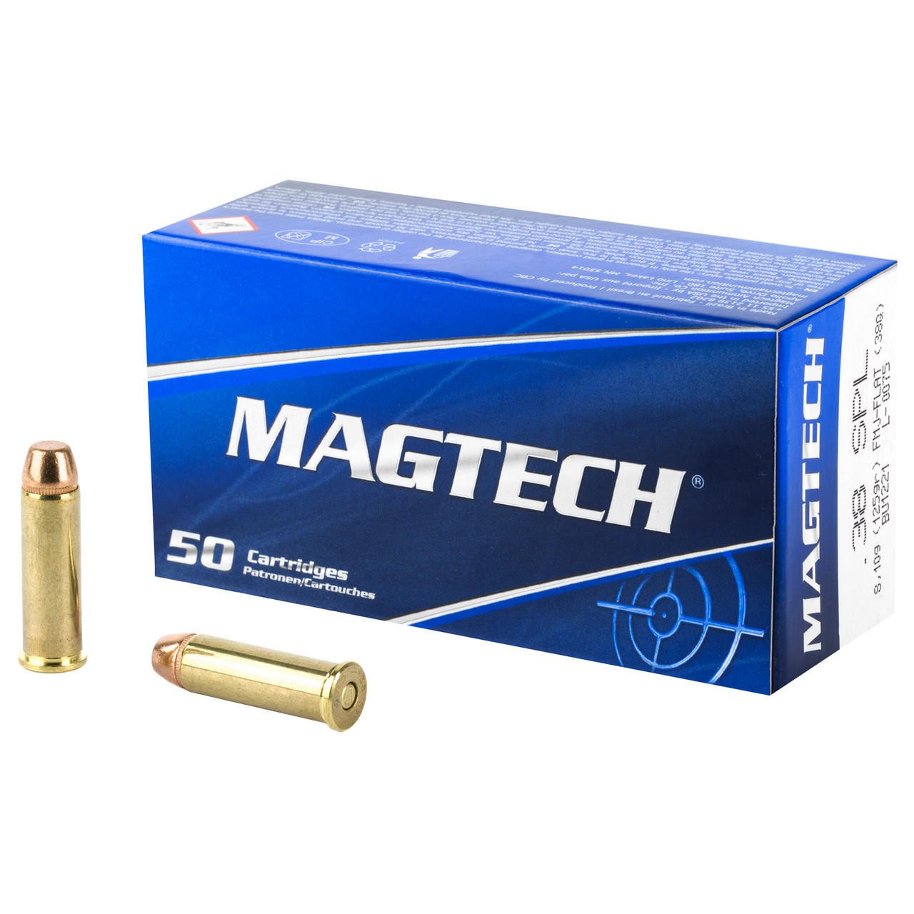 Image of Magtech 38spl 125 Fmj Flat 50/1000