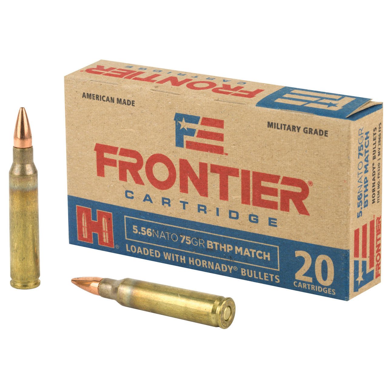 Image of Frontier 556nato 75gr Bthp Mtch 20/5