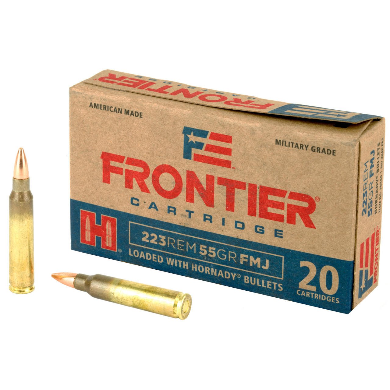 Image of Frontier 223 Remington 55gr FMJ 20/500