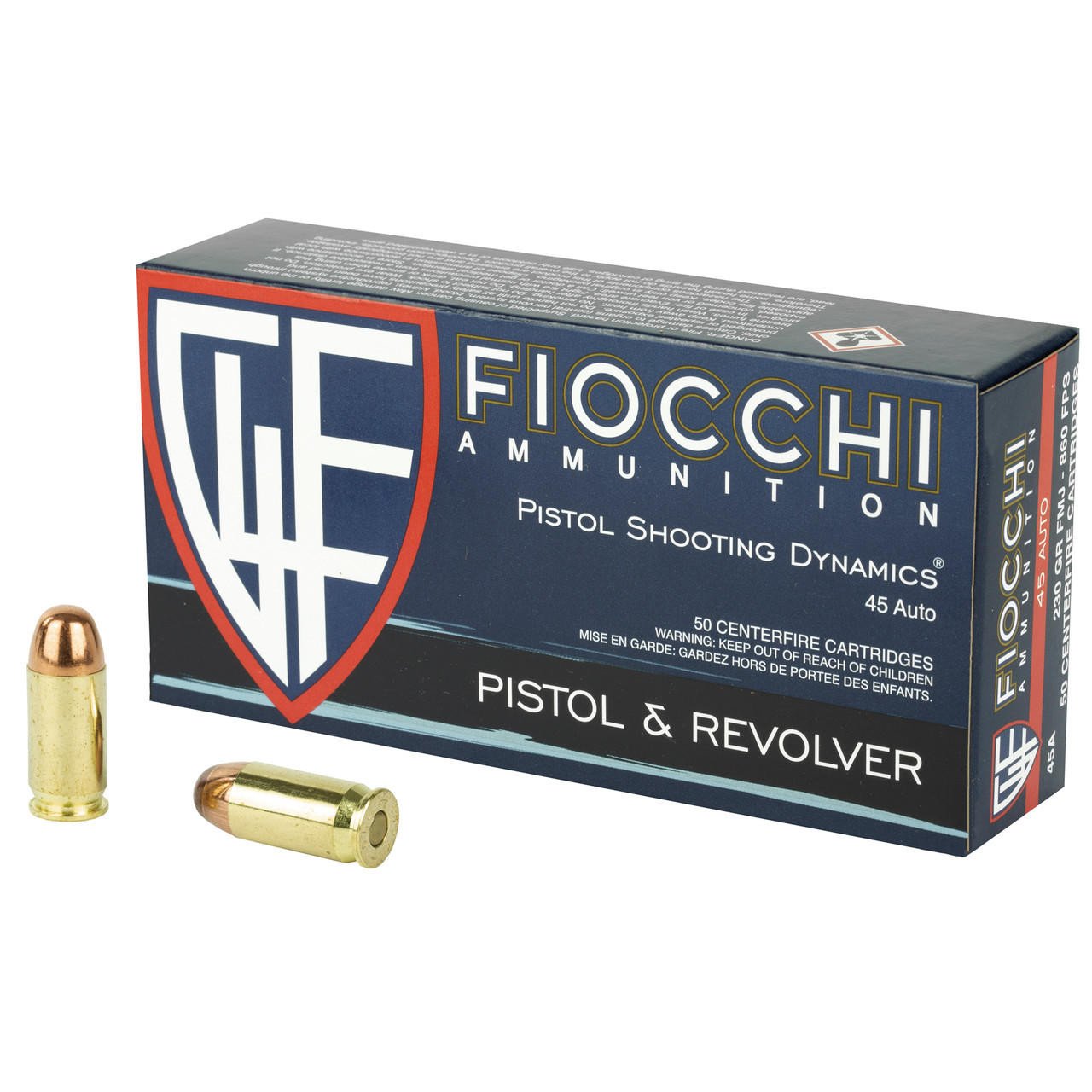 Image of Fiocchi 45 ACP 230gr FMJ 50/500