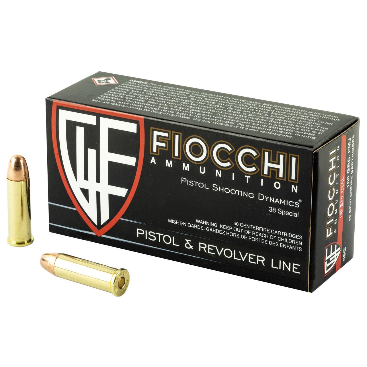 Image of Fiocchi 38 Special 158gr FMJ 50/1000