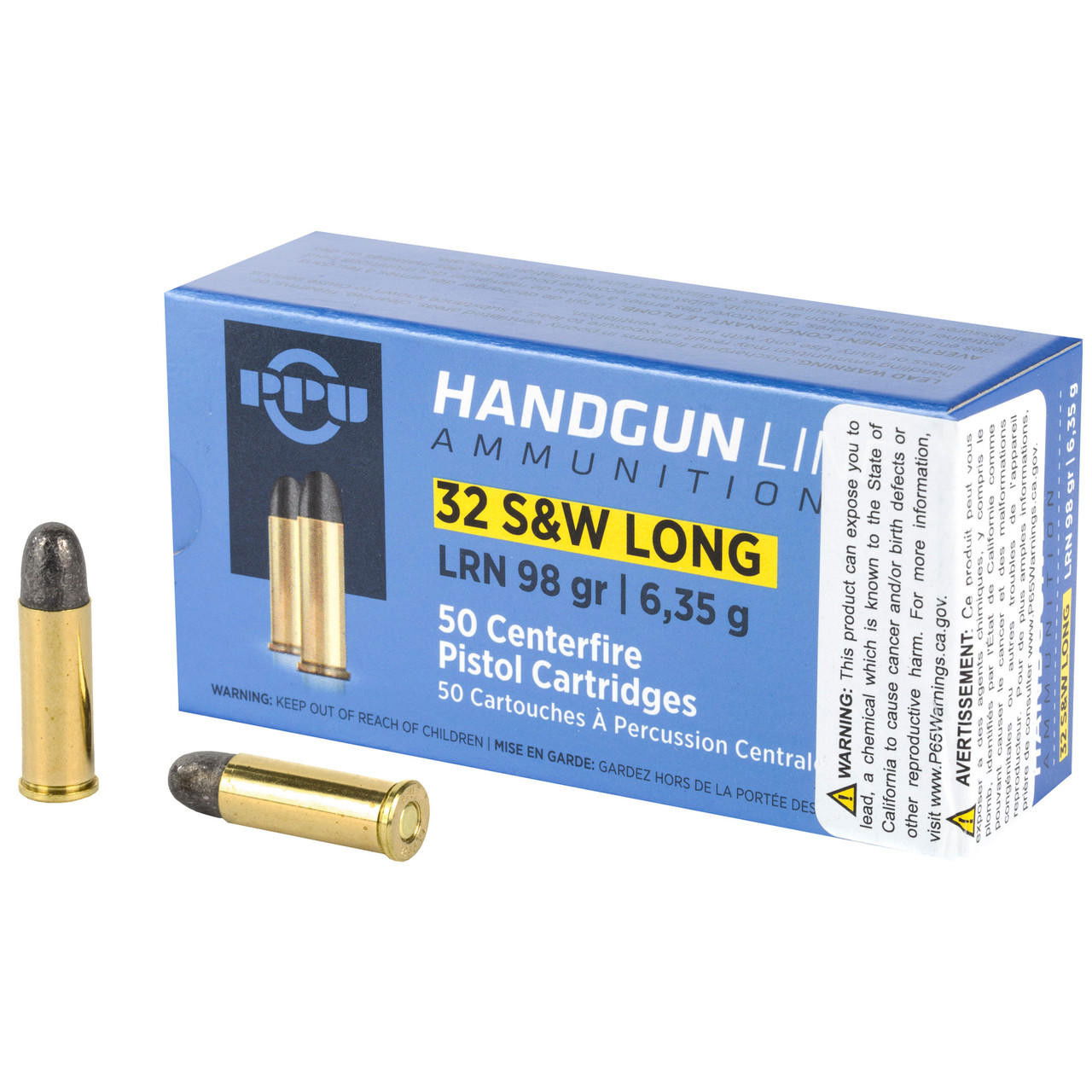 Image of Ppu 32 S&w Long Lrn 98gr 50/500