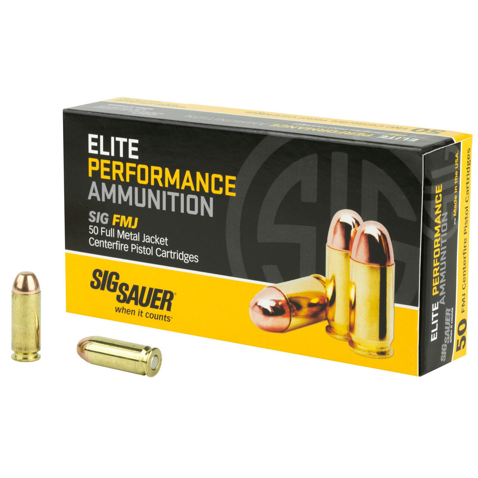 Image of Sig Ammo 10mm 180gr Fmj 50/1000