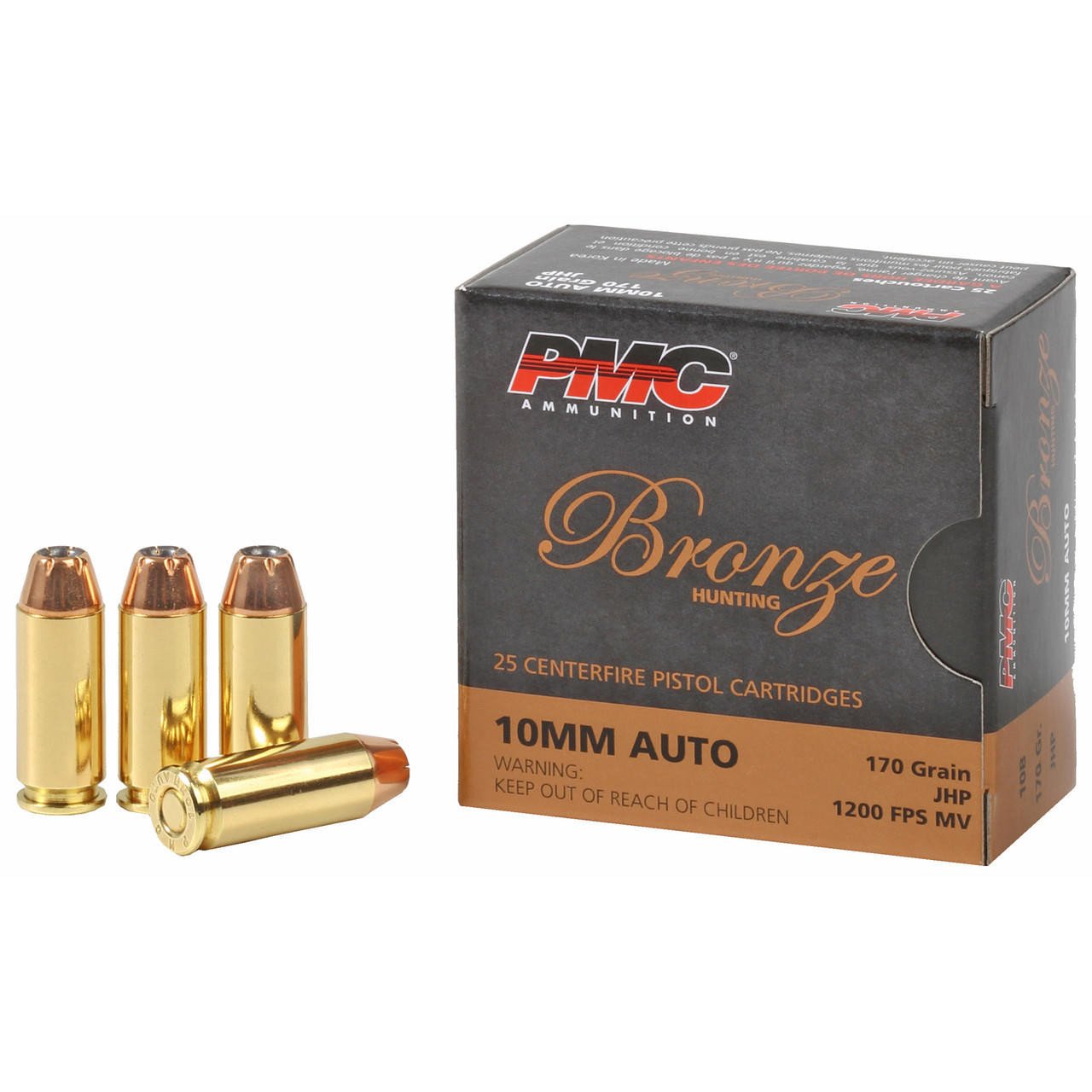 Image of Pmc Brnz 10mm 170gr Jhp 25/500