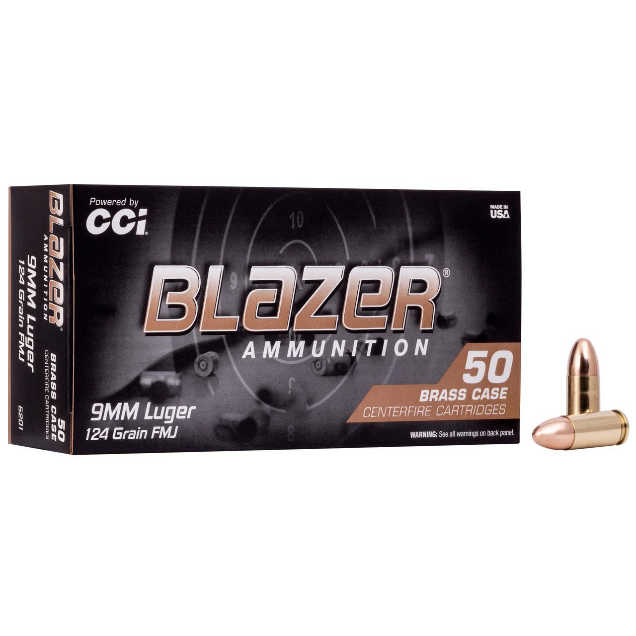 Image of Blazer Brass 9mm 124gr FMJ 50/1000