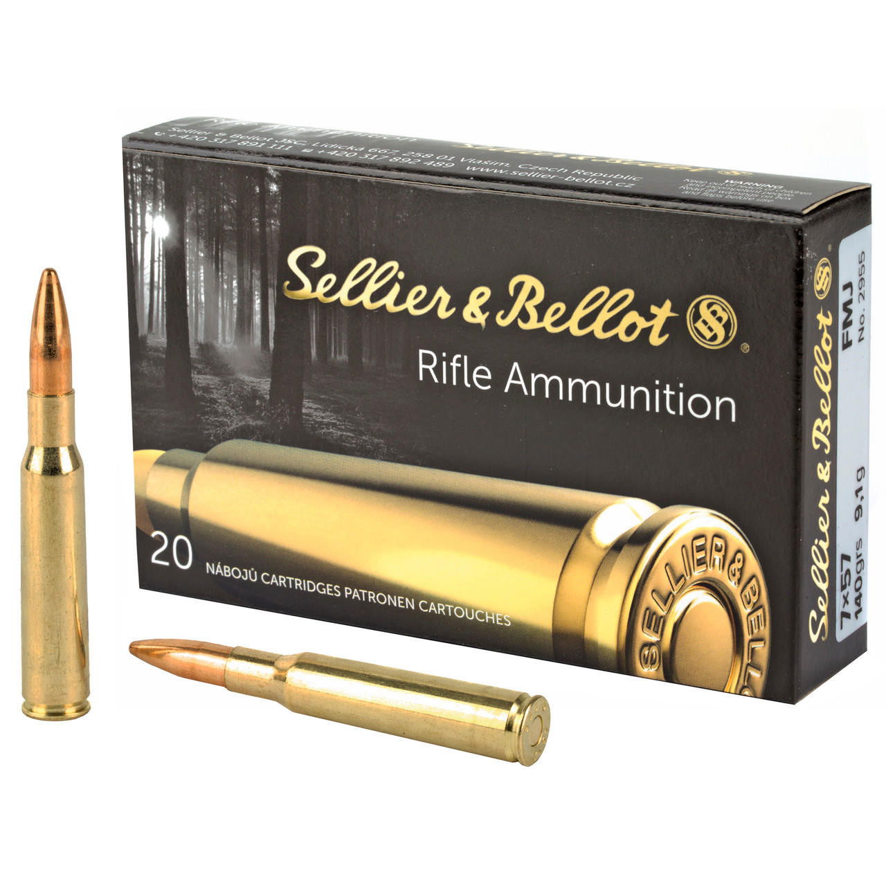 Image of S&b 7x57 140gr Fmj 20/400