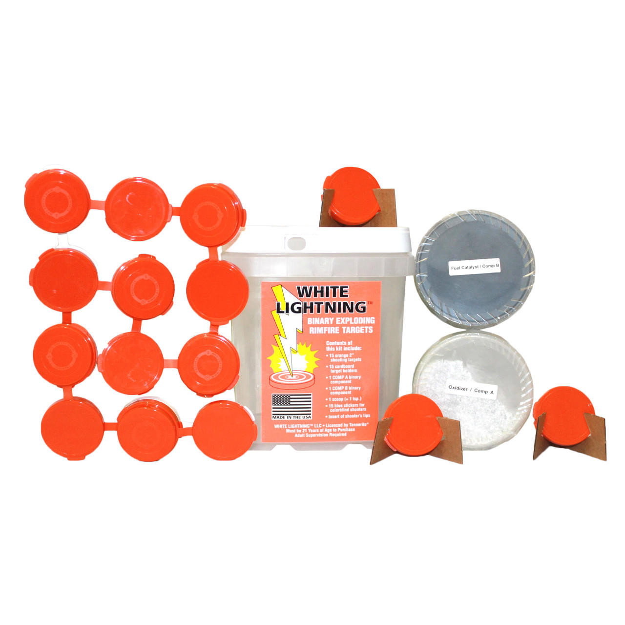 Image of Tannerite Wht Lightning Trgt Kit