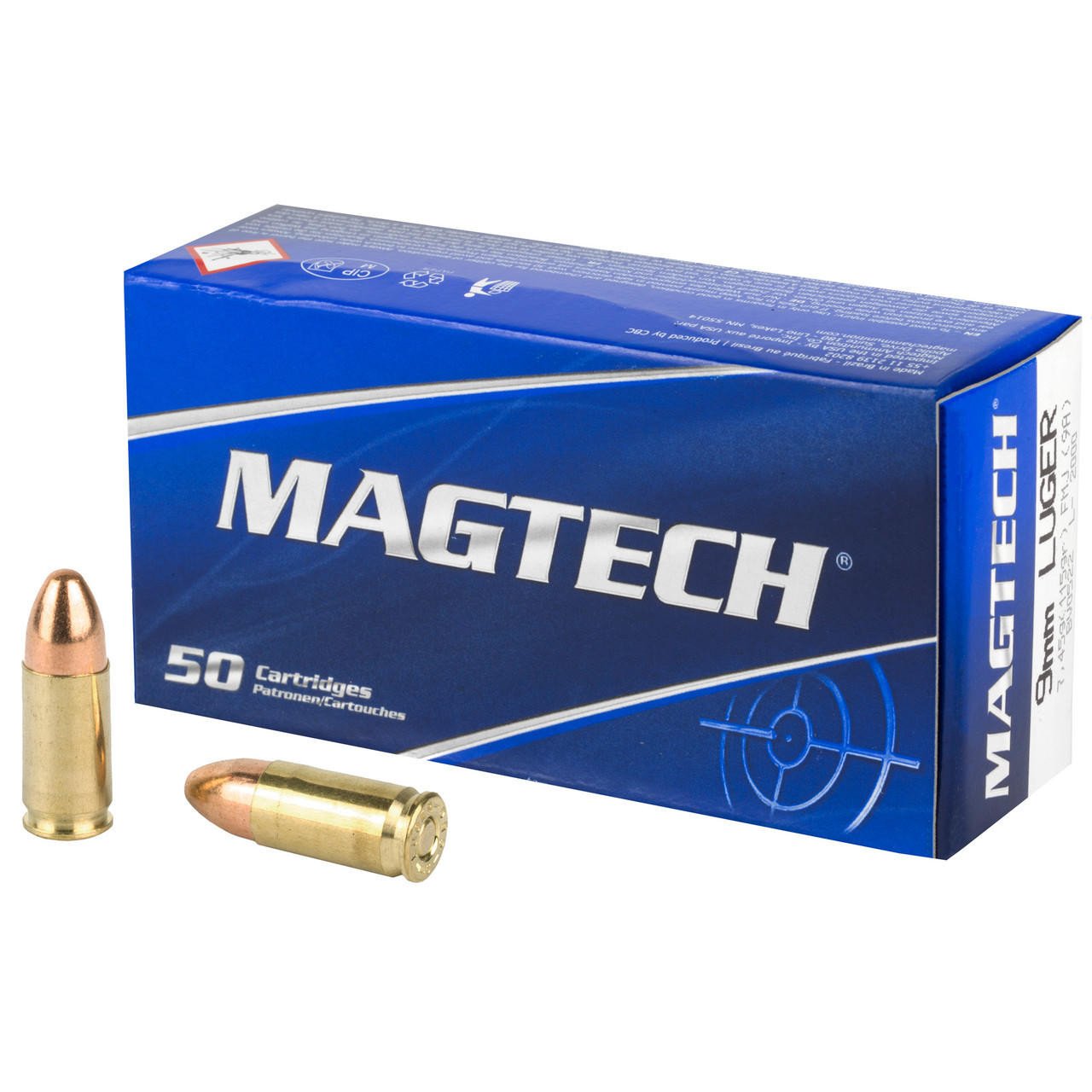 Image of Magtech 9mm 115gr Fmj 50/1000 - MT9A