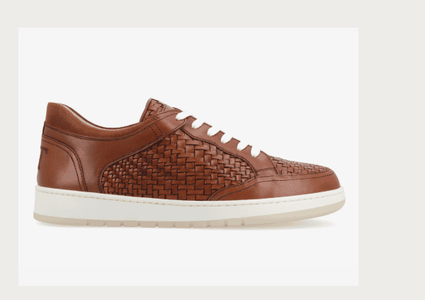 The Rapido Low Sneaker in Brown Woven