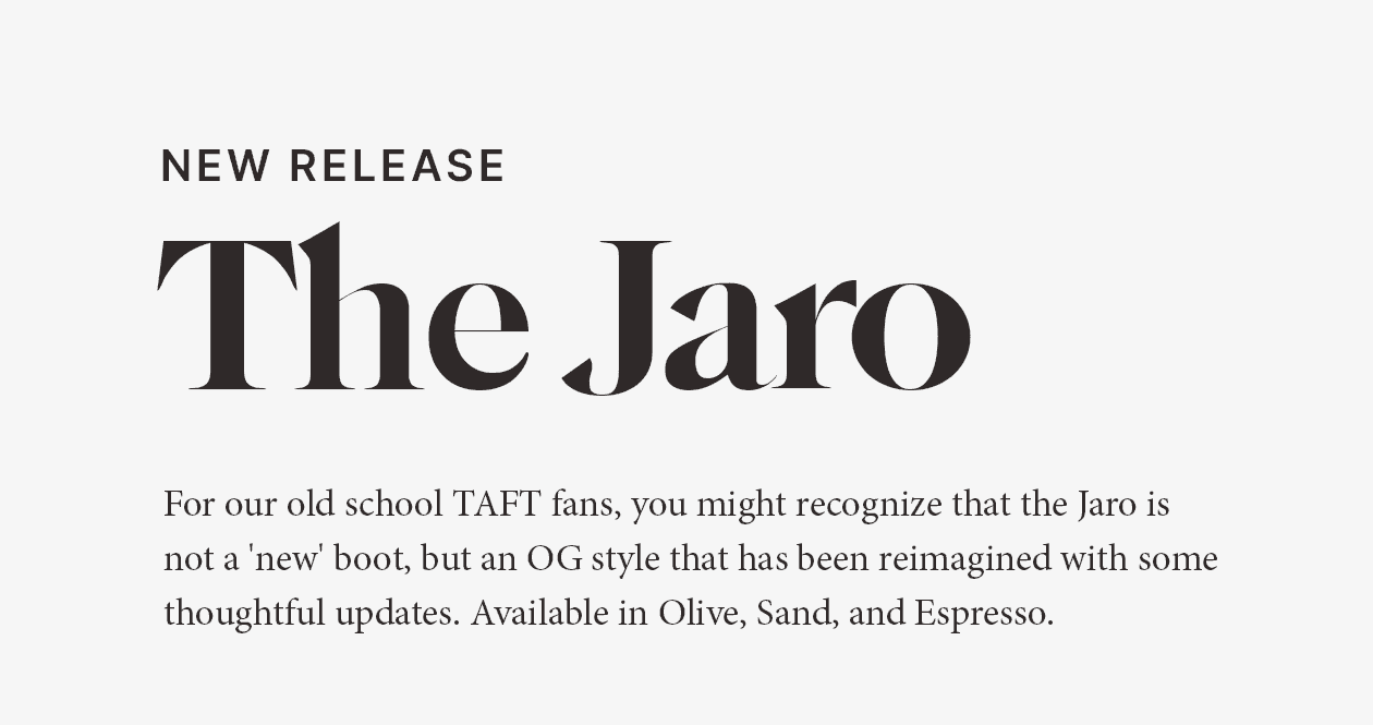 New Release: The Jaro