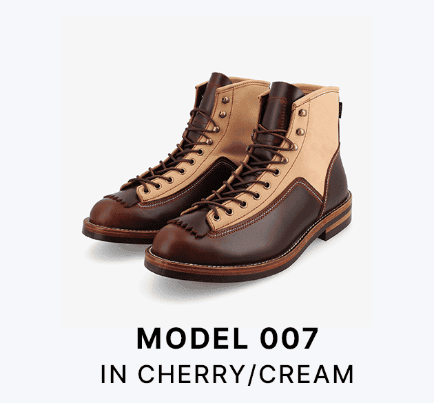 Model 007 in Cherry/Cream