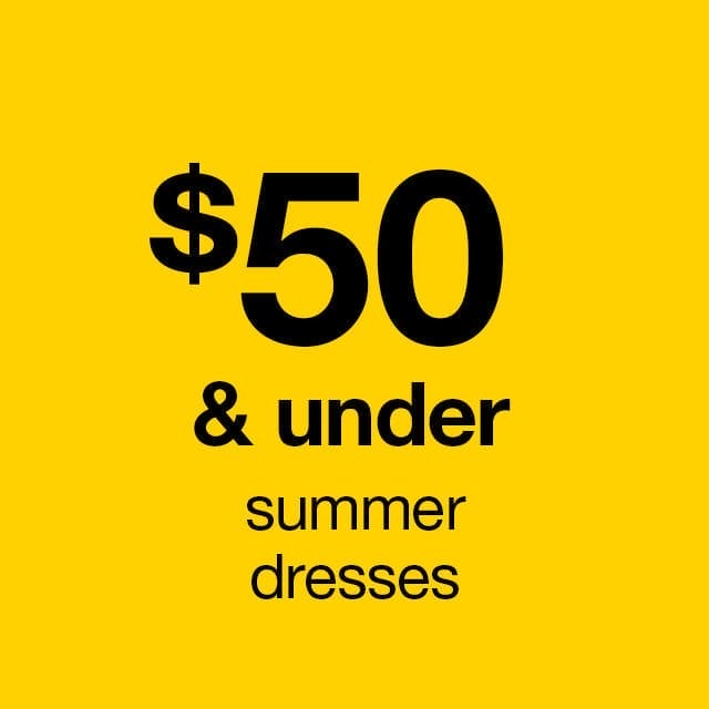 \\$50 & under summer dresses The Dress Shop >