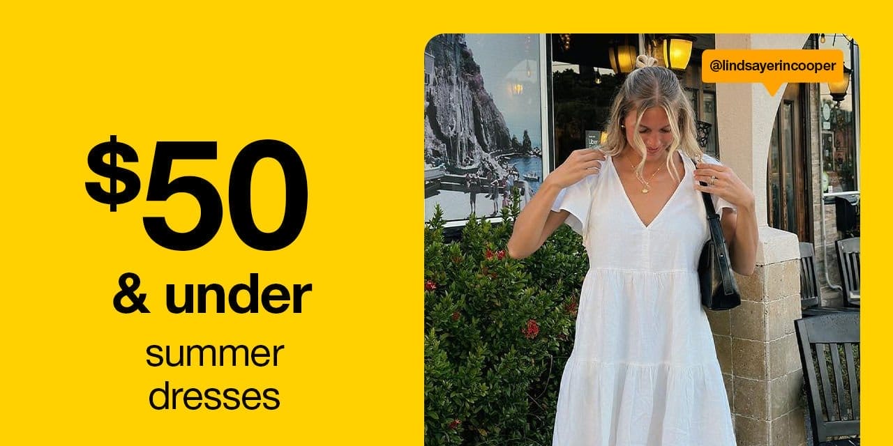 \\$50 & under summer dresses The Dress Shop >