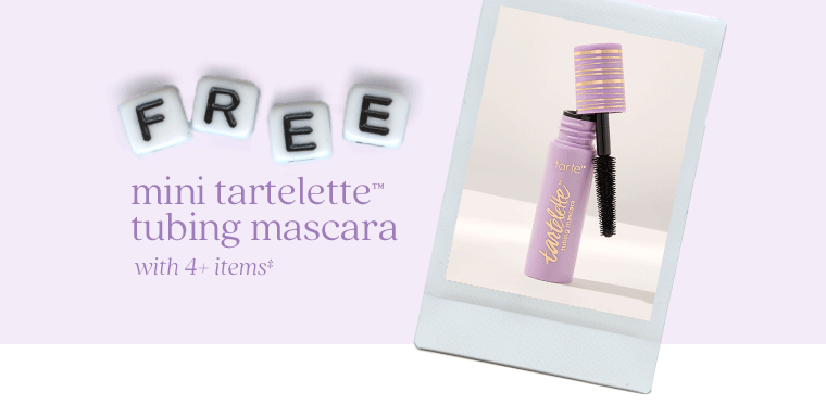 free mini tartelette™ tubing mascara with 4+ items‡