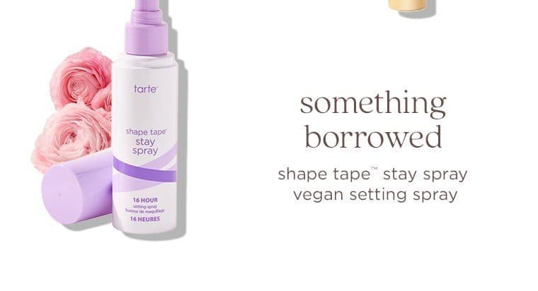 something borrowed shape tape™️ stay spray vegan setting spray