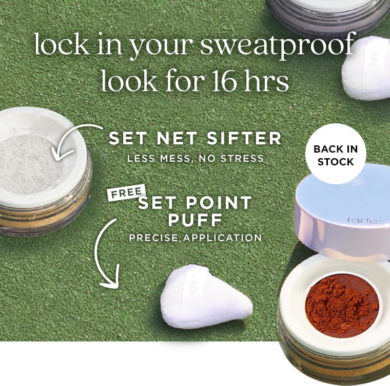 lock in your sweatproof look for 16 hours