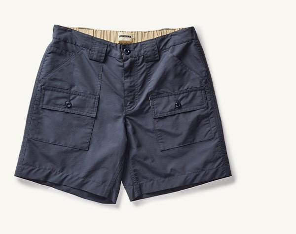The Trail Cargo Short in Faded Navy 60/40