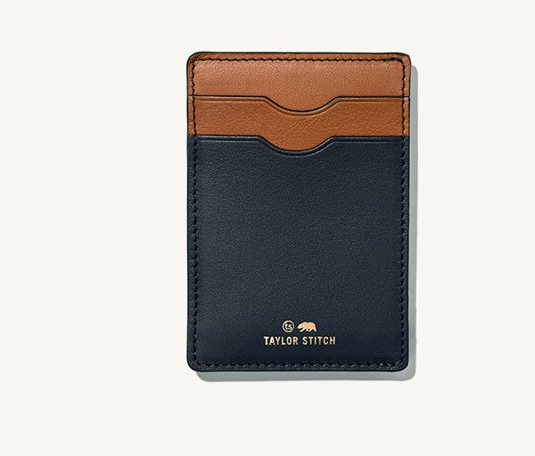 The Minimalist Wallet in Navy