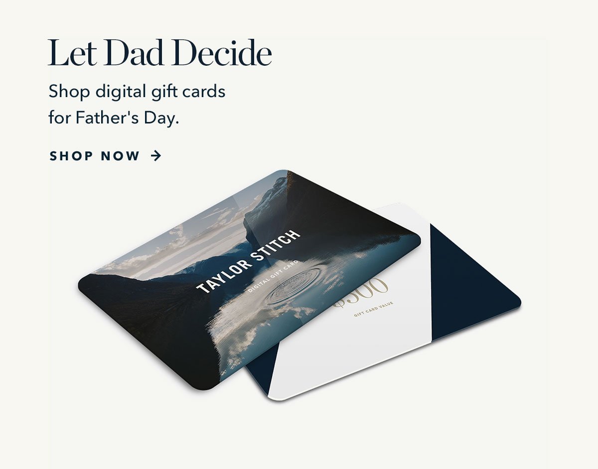 Let Dad Decide: Shop digital gift cards for Father's Day