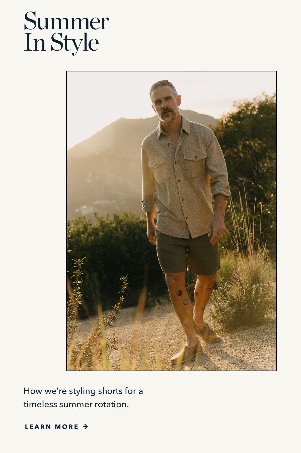 Summer in Style: How we're styling shorts for a timeless summer rotation.