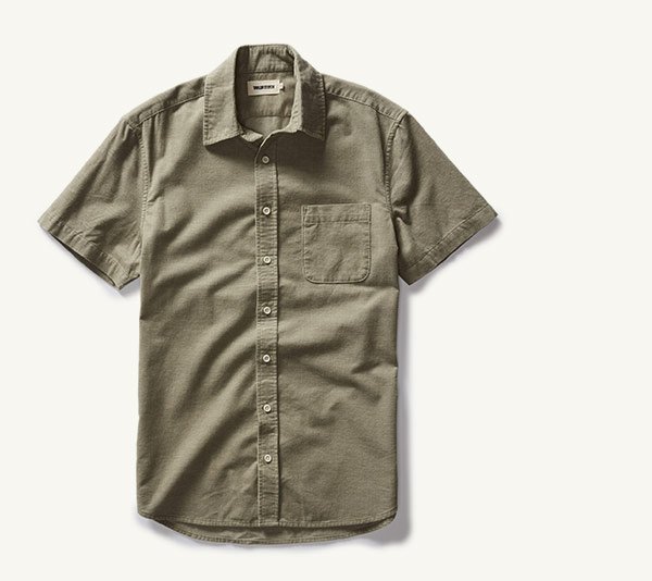 The Short Sleeve California in Heather Moss Cord