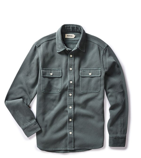 The Ledge Shirt in Deep Sea Twill