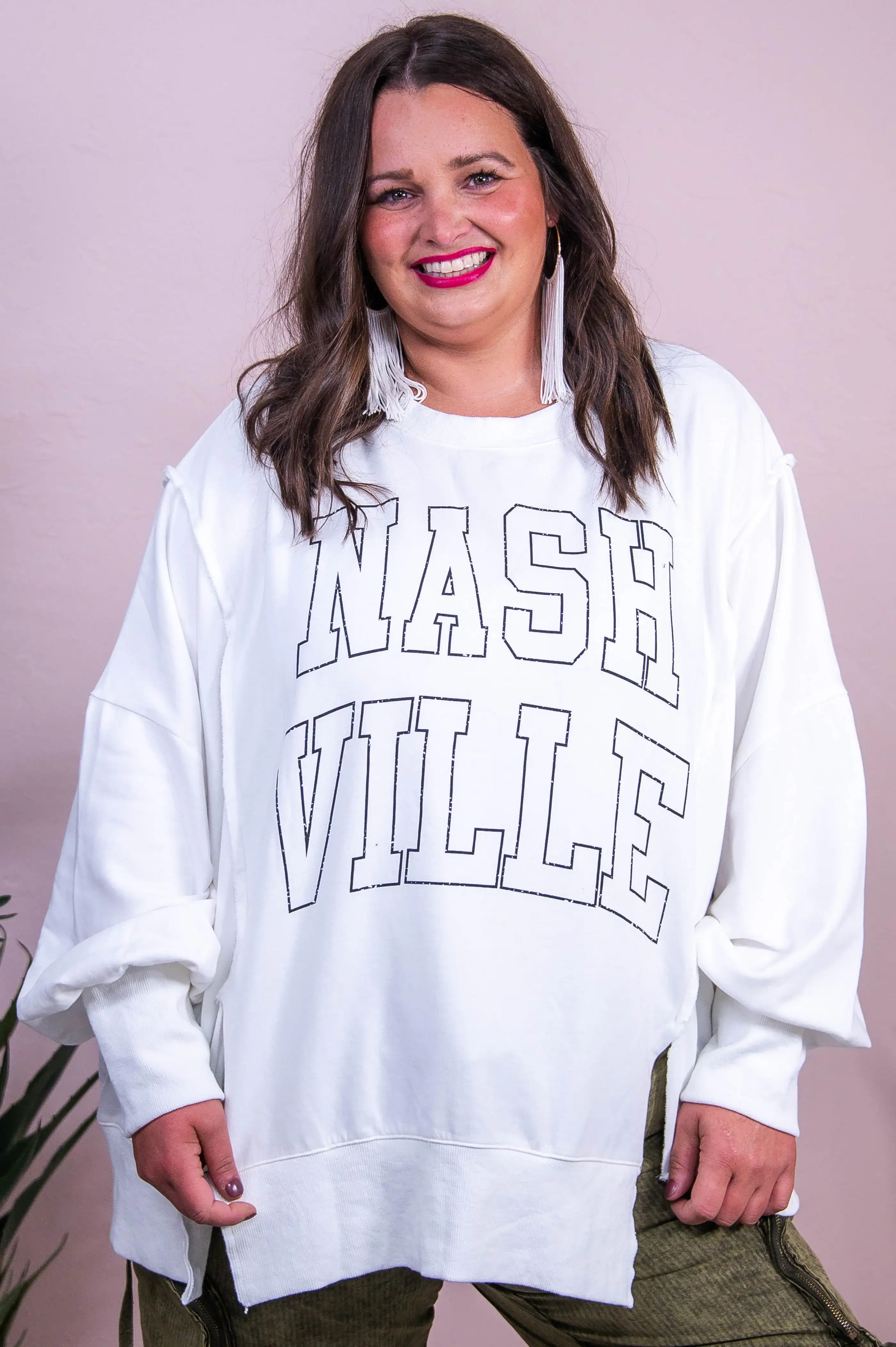 Image of Nashville White Sweatshirt - T10345OW