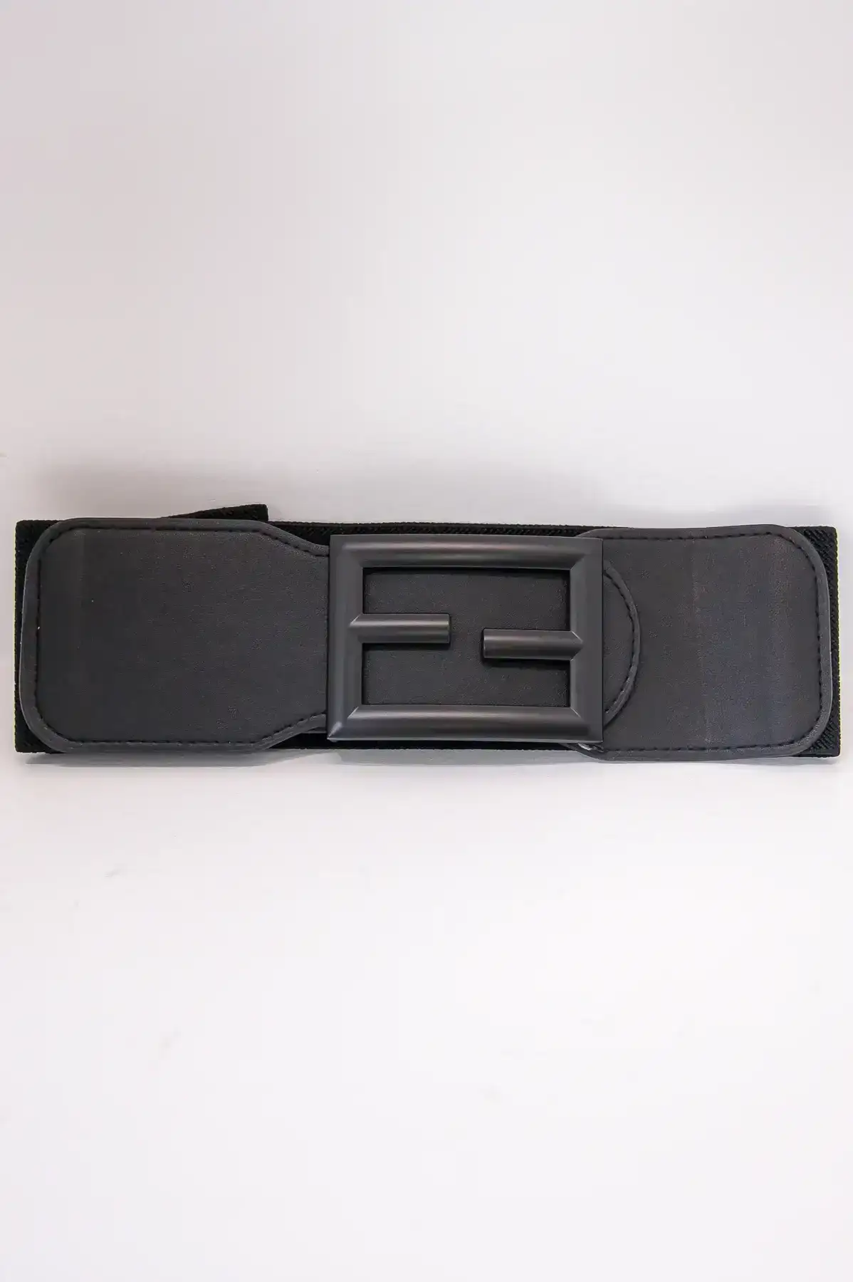 Image of Black Solid Extended Belt - BLT1305BK