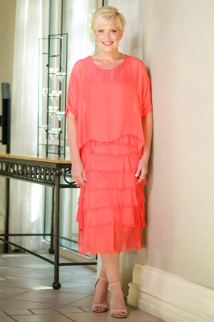 Image of Gail Tiered Ruffle Dress