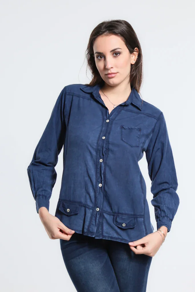 Image of Ryder Button Front Tab Pocket Top