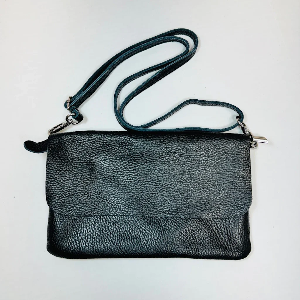 Image of Petula Leather Cross Body Bag with Flap