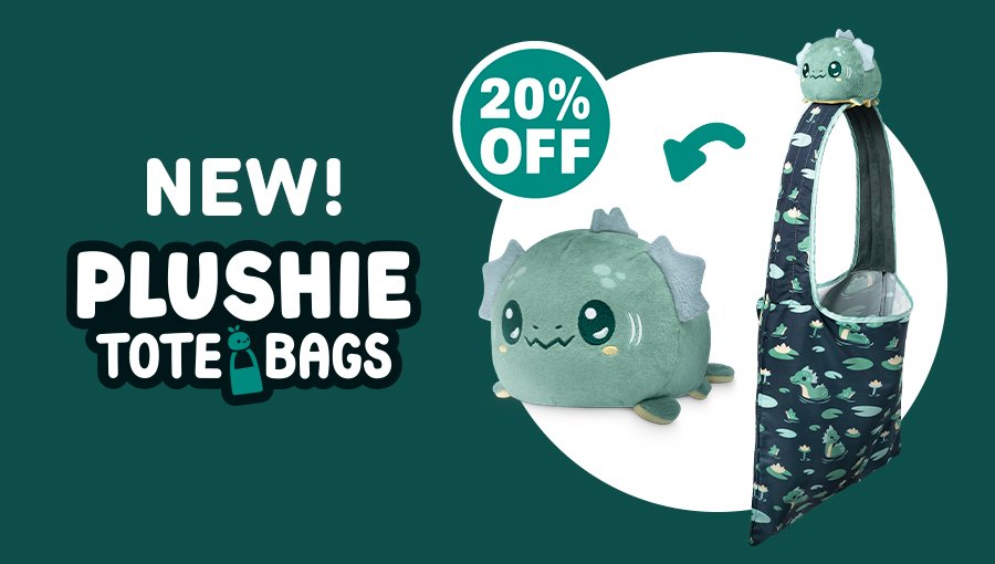 New Plushie Tote Bags