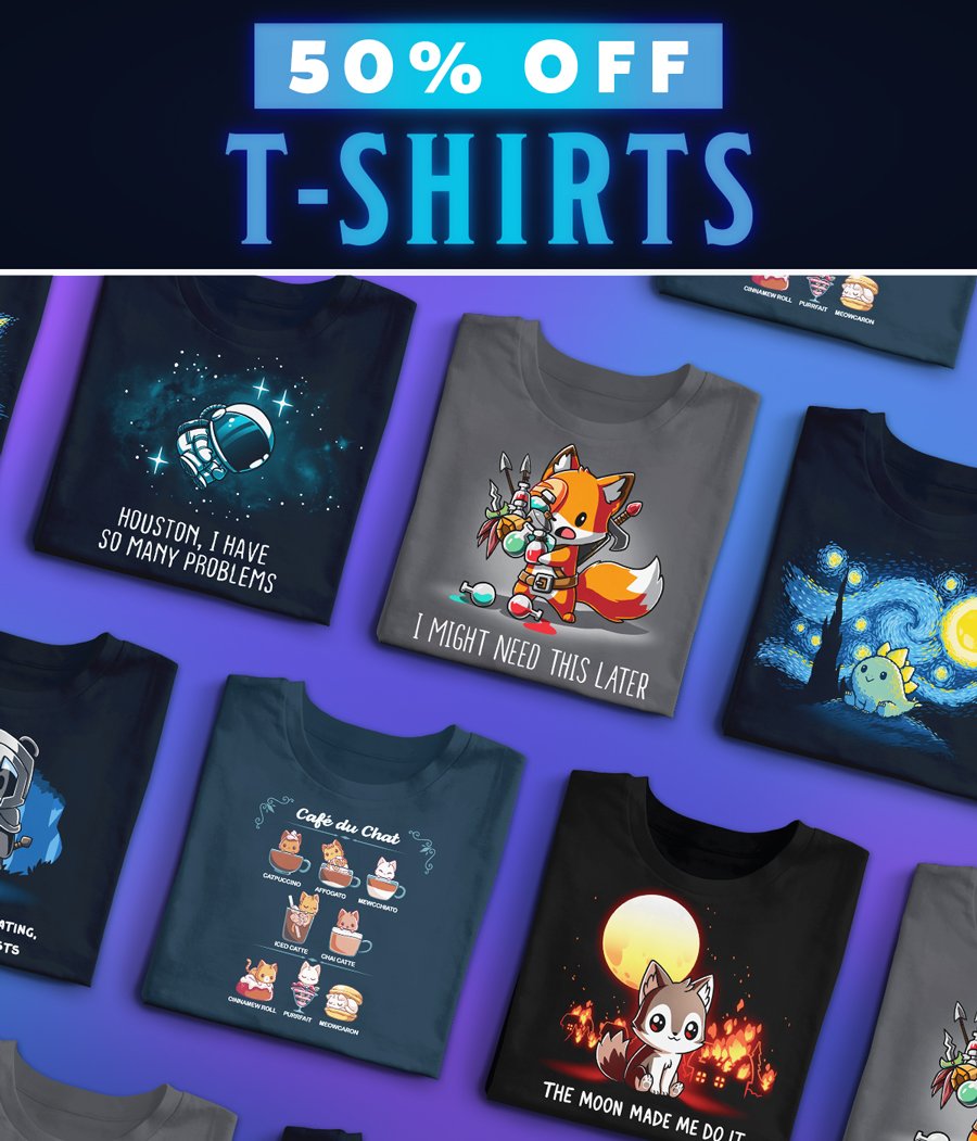 50% Off T-shirts