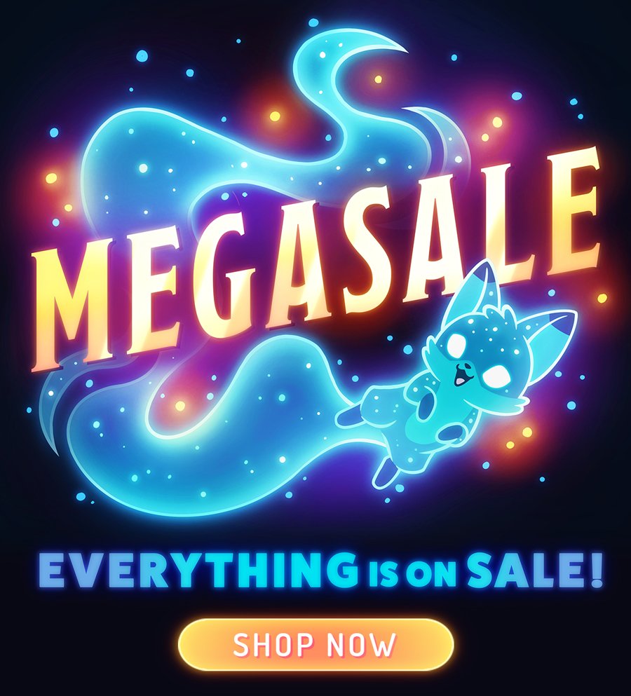 Megasale Everything is on sale!