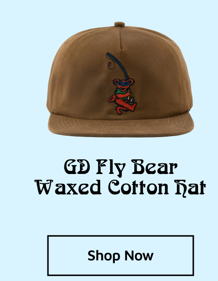 (New) GD 'Fly Bear' Waxed Cotton Hat