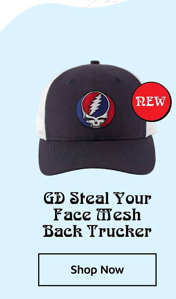 (New) GD Steal Your Face Mesh Back Trucker