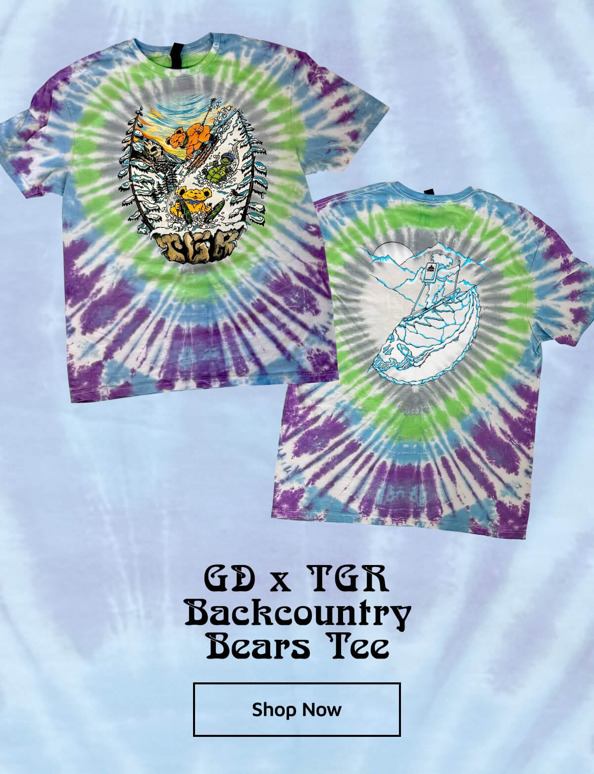 GD x TGR Backcountry Bears Tee