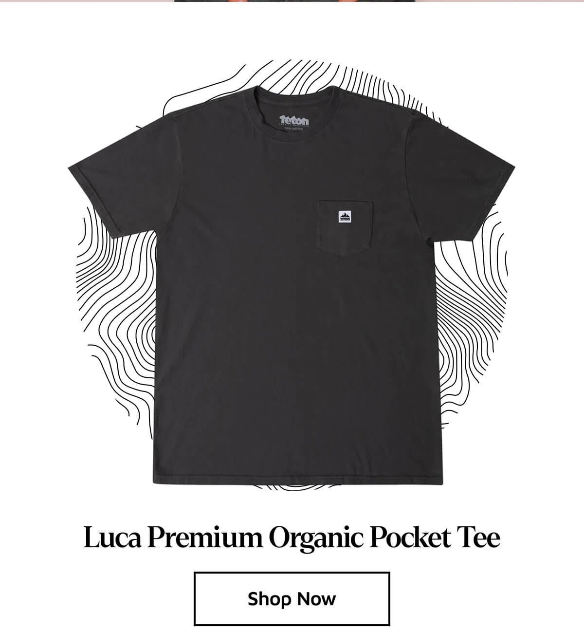 Luca Premium Organic Pocket Tee