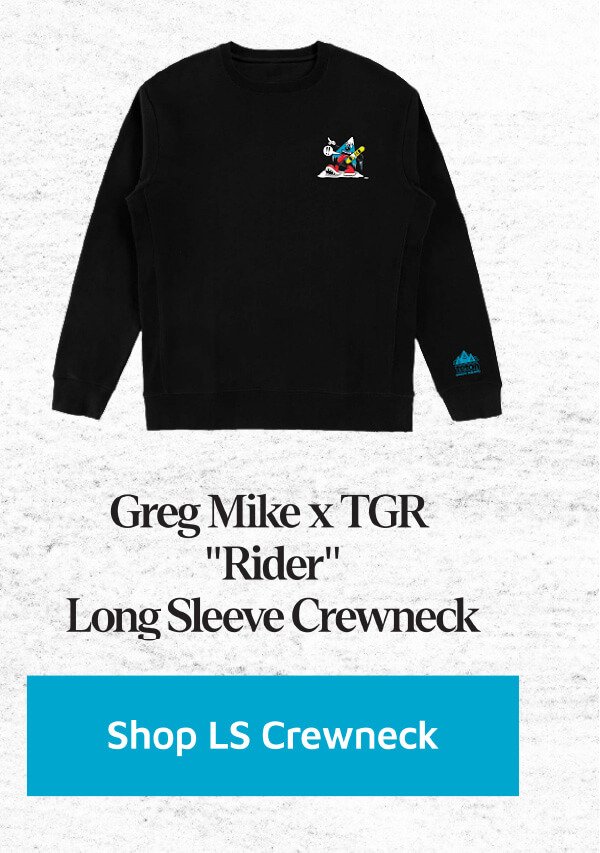 Greg Mike x TGR "Rider" Long Sleeve Crewneck