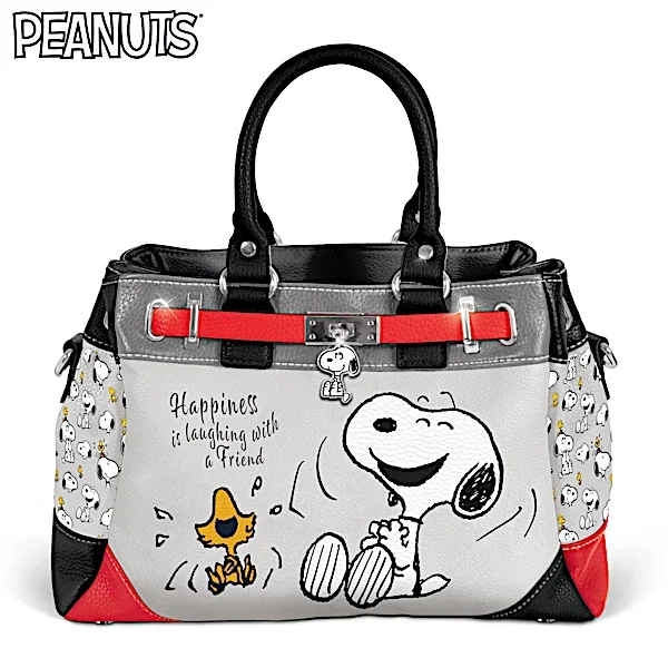 Faux Leather, Snoopy and Woodstock Art, Sweet Sentiment