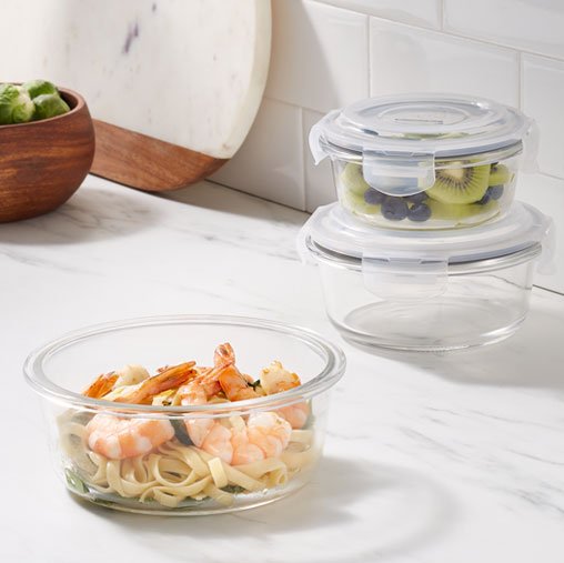 Borosilicate Glass Round Food Storage\u200b