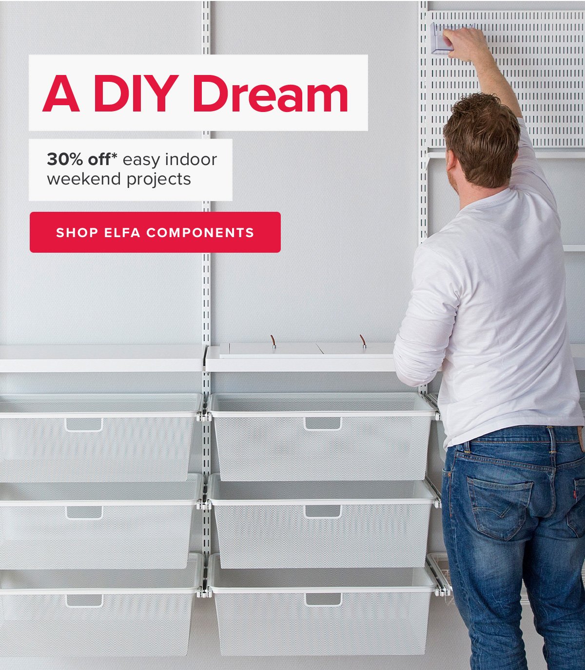 A DIY Dream • 30% Off* easy indoor weekend projects
