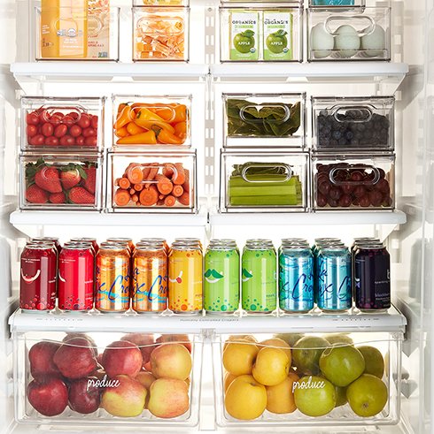 The Home Edit By iDesign Fridge Storage Solution